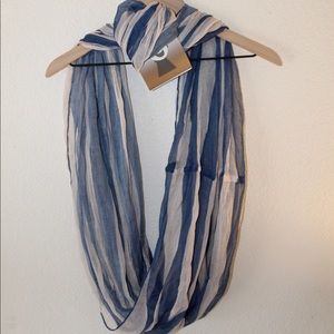 Sears blue and white scarf